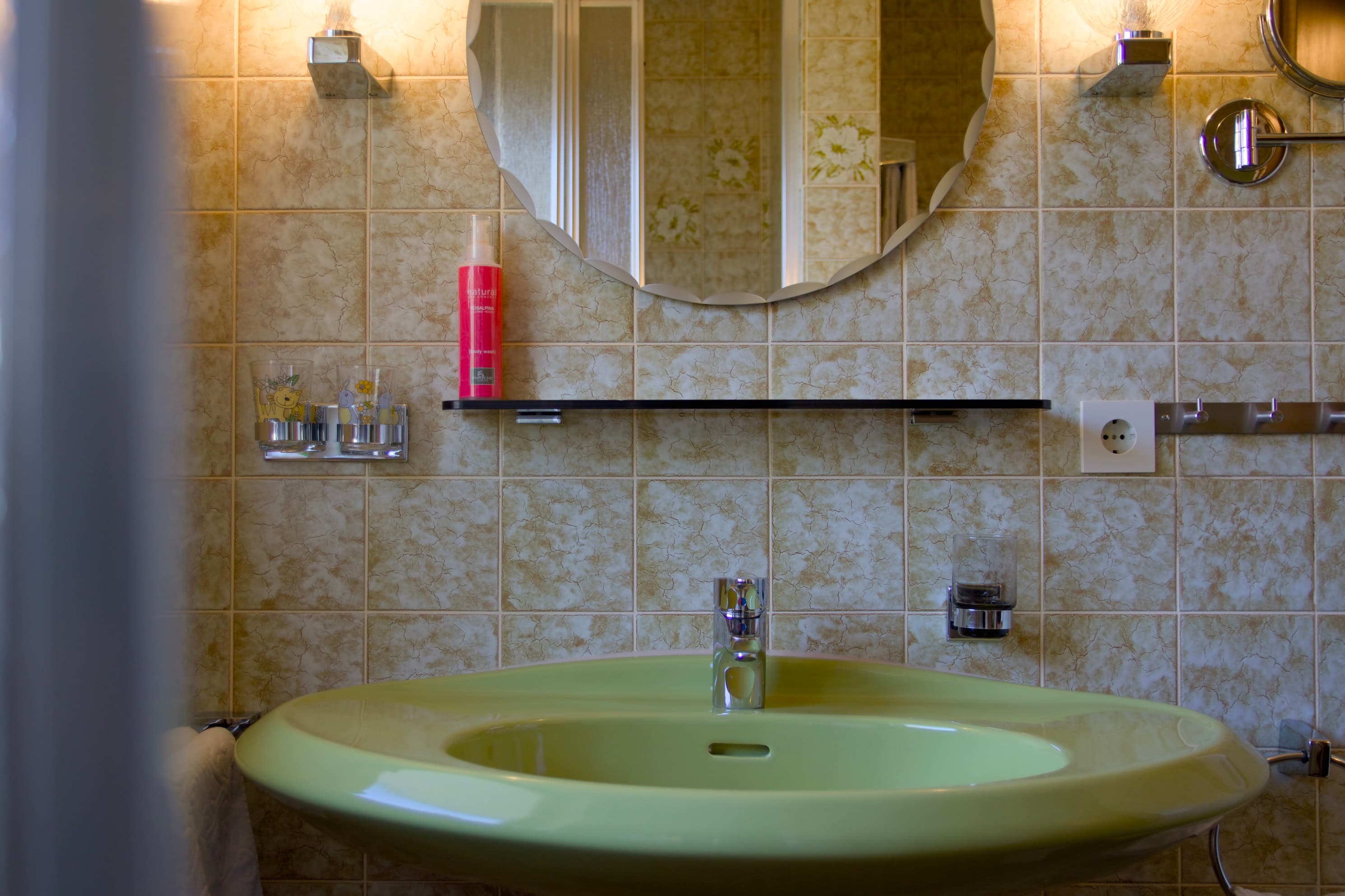 Badezimmer Detail – Ferienwohnung Allgäu Bolsterlang